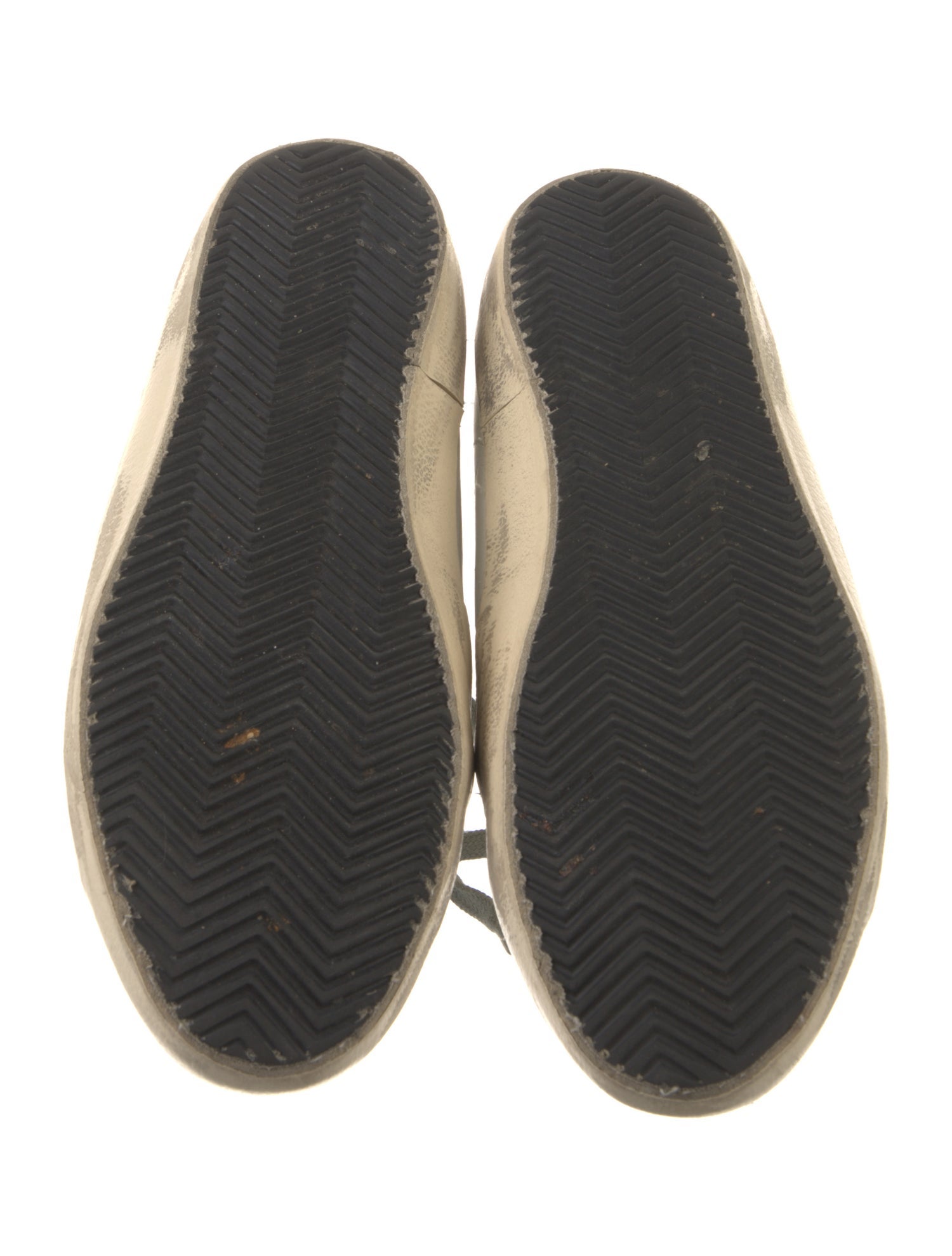 Golden Goose Leather Graphic Print Sneakers